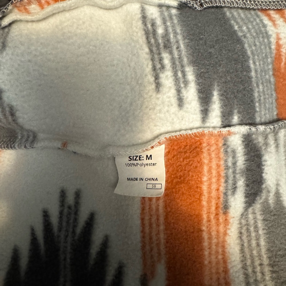 Tribal Pattern Fleece Jacket - Picture 3 of 3